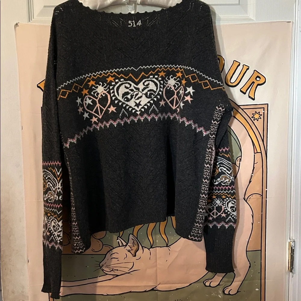 RARE! Wool. Odd Molly oversized ☮️ lambswool sweater - Picture 6 of 12